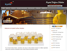 Tablet Screenshot of krystalindia.com